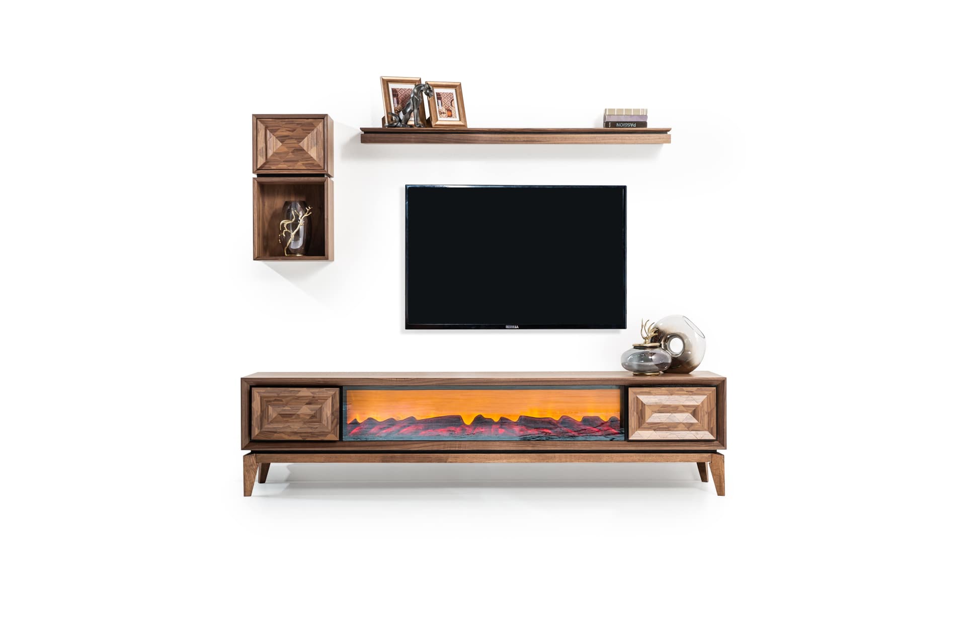 MASERATI TV Bottom Fireplace (ТВ блок с камином)