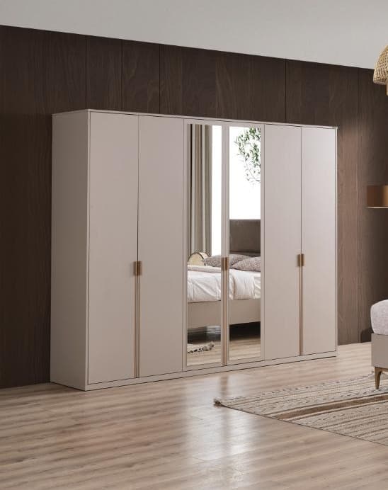 NOVA 6 Doors Wardrobe Soft Close (6-дверный шкаф) 